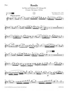 Rondo KV Anh. 184 - Andante KV 315 von Wolfgang Amadeus Mozart 