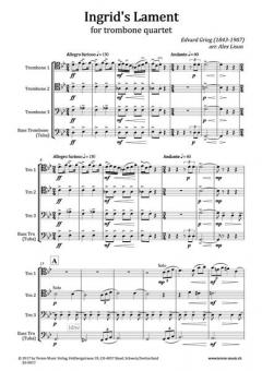Ingrid's Lament von Edvard Grieg 