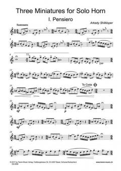 3 Miniatures von Arkady Shilkloper 