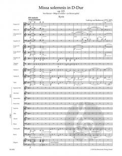 Missa solemnis op. 123 von Ludwig van Beethoven 