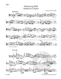 Sonate g-Moll von Henry Eccles 