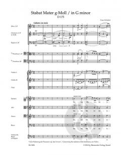 Stabat Mater g-Moll D 175 von Franz Schubert 