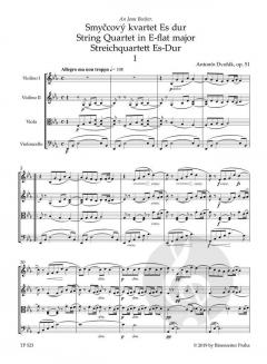 Streichquartett Nr. 10 Es-Dur op. 51 von Antonín Dvořák im Alle Noten Shop kaufen