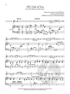 Broadway Songs for Classical Players - Clarinet and Piano 