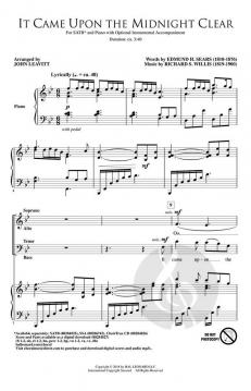 It Came Upon the Midnight Clear von Richard Storrs Willis 