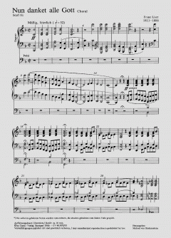 Nun danket alle Gott S61 (Franz Liszt) 