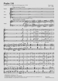Der 116. Psalm S156 (Franz Liszt) 
