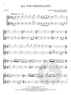 The Beatles for 2 Flutes 