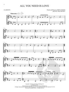 The Beatles for 2 Clarinets 