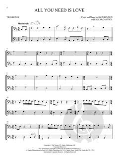 The Beatles for 2 Trombones 