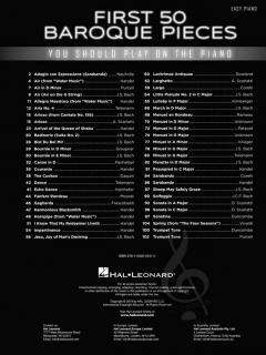 First 50 Baroque Pieces You Should Play on Piano 