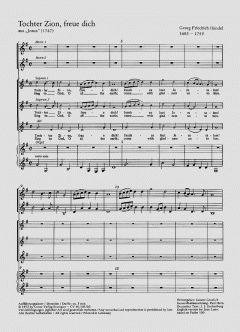 Tochter Zion von Georg Friedrich Händel 