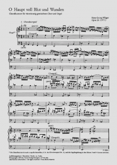 O Haupt voll Blut und Wunden op. 26 (Hans Georg Pflüger) 
