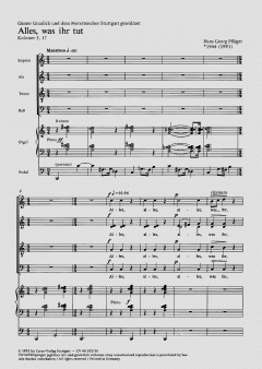 Alles, was ihr tut (Hans Georg Pflüger) 