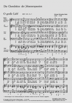 Die Choralsätze der Johannes-Passion (J.S. Bach) 