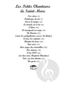 Les Petits Chanteurs de Saint-Marc 