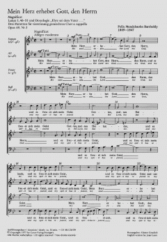 Mein Herz erhebet Gott (Felix Mendelssohn Bartholdy) 