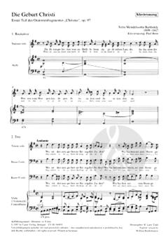 Christus Teil 1: Die Geburt Christi op. 97 (Felix Mendelssohn Bartholdy) 