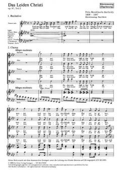 Christus Teil 2: Das Leiden Christi op. 97 (Felix Mendelssohn Bartholdy) 