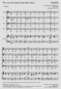 Wer nur den lieben Gott lässt walten (Felix Mendelssohn Bartholdy) 