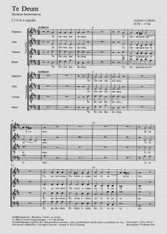 Te Deum à 8 voci in D-Dur (Antonio Caldara) 