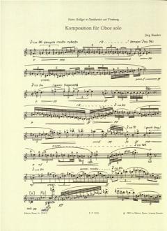 Komposition für Oboe von Jörg Herchet im Alle Noten Shop kaufen (Partitur)