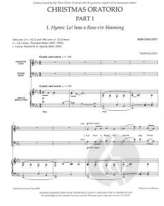 Christmas Oratorio von Bob Chilcott 