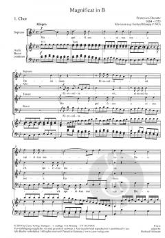 Magnificat in B von Francesco Durante 