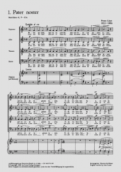 Pater noster; Qui seminant (Franz Liszt) 