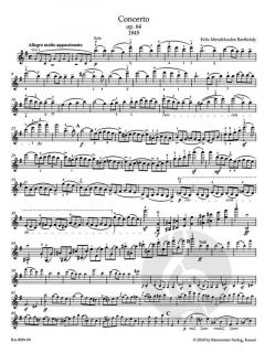 Konzert e-Moll op. 64 für Violine und Orchester von Felix Mendelssohn Bartholdy im Alle Noten Shop kaufen