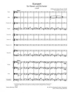 Klavierkonzert c-moll KV 491 von Wolfgang Amadeus Mozart 