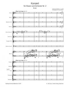 Klavierkonzert Nr. 2 B-dur op. 83 von Johannes Brahms 