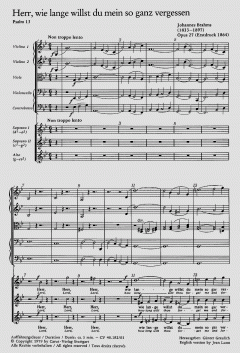 Der 13. Psalm g-Moll op. 27 (Johannes Brahms) 