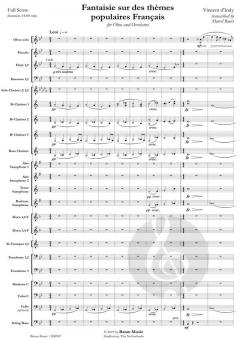 Fantaisie sur des Thèmes Populaires Français von Vincent d' Indy 