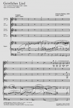 Geistliches Lied op. 30 (Johannes Brahms) 