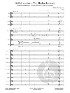 Schlaf worden - 4 Bach-Reflexionen von Martin Wistinghausen 