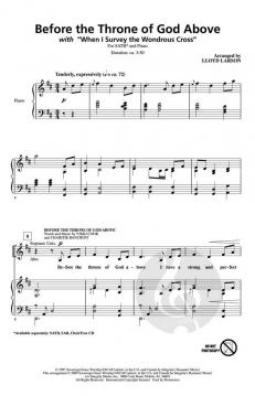 Before the Throne of God Above 