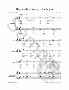 Glorious, beauteous, golden-bright von Alexander Campkin 