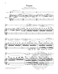 Sonate G-dur von Maurice Ravel 