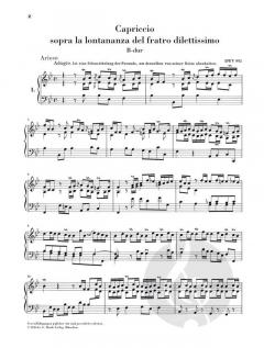 Capriccio sopra la lontananza del fratro dilettissimo BWV 992 von Johann Sebastian Bach 