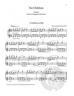 For Children von Béla Bartók 