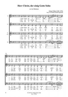 Herr Christ, der einig Gotts Sohn von Johann Walter 