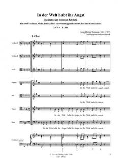 In der Welt habt ihr Angst von Georg Philipp Telemann 