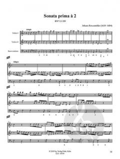 Instrumentalmusik in Drucken III von Johann Rosenmüller 