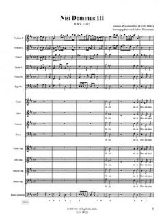 Nisi Dominus III von Johann Rosenmüller 