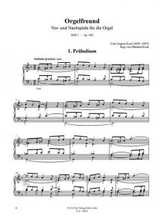 Orgelfreund Heft 1 op. 160 von Carl August Kern im Alle Noten Shop kaufen (Partitur)