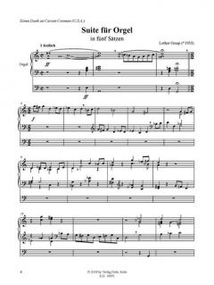 Suite in fünf Sätzen von Lothar Graap 