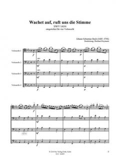 Wachet auf, ruft uns die Stimme Es-Dur BWV 140,4 von Johann Sebastian Bach 
