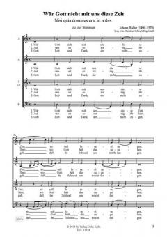 Wär Gott nicht mit uns diese Zeit von Johann Walter 