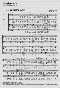 Brahms: Marienlieder (Johannes Brahms) 